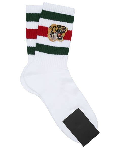 gucci tiger patch socks|gucci stretch socks.